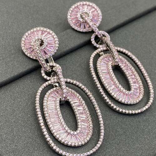 精鋼晧石純銀耳環連盒