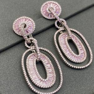 精鋼晧石純銀耳環連盒