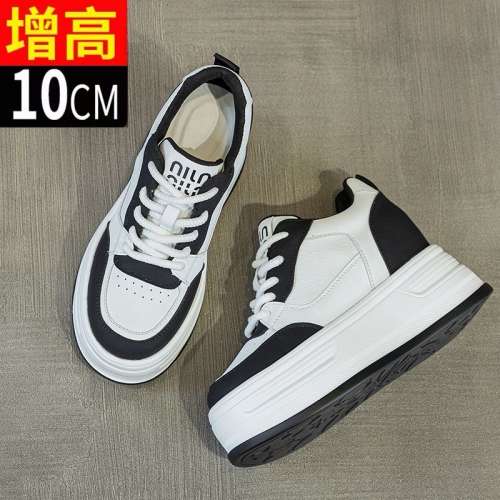 增高10 cm真皮牛皮鞋