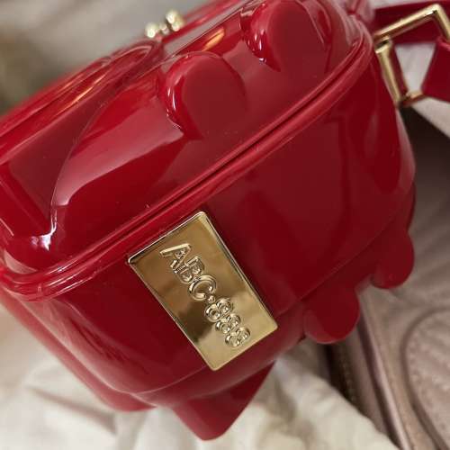 紅色車型手袋連長背鏈