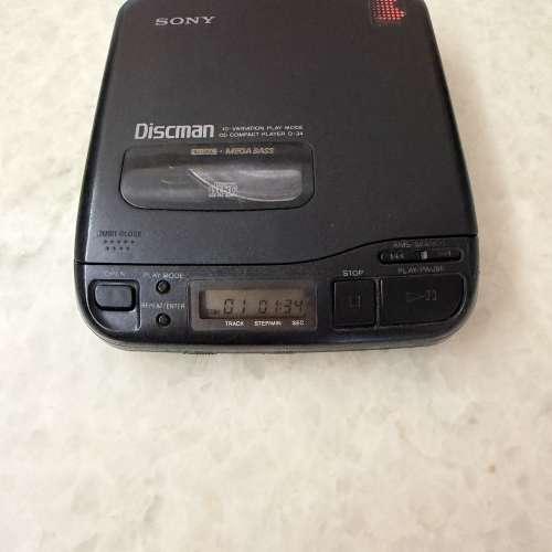 sony discman d-34 discman walkma cd player 全正常 推力大