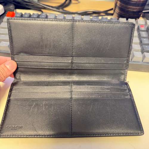 COACH男士長銀包