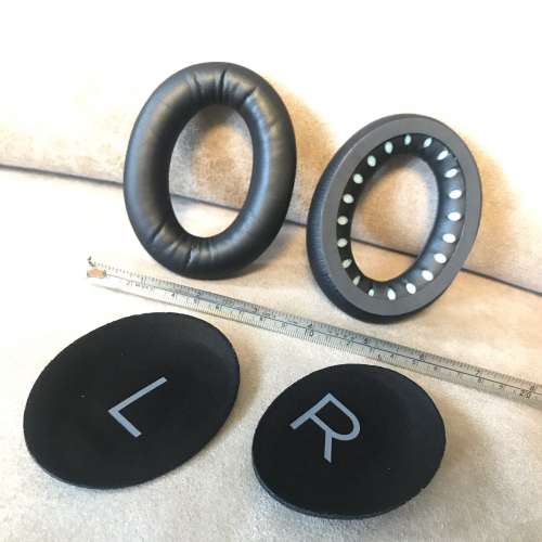 🎧 fits BOSE QC45 QuietComfort 45 Replacement BLACK NEW 全新 代用 耳筒 耳機 ...