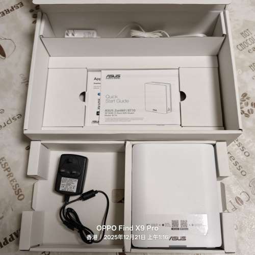 ASUS ZenWiFi BT10 (三頻WiFi 7  BE18000 ) 單隻.