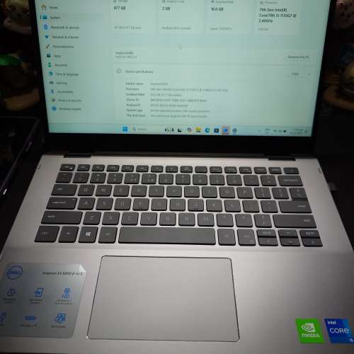 DELL INSPRION5406 2in1 1135g7 mx330 16g 512gb TOUCHSCREEN