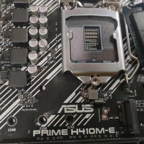 ASUS H410M-E Micro-ATX 主版 Socket 1200  支援10代 CPU