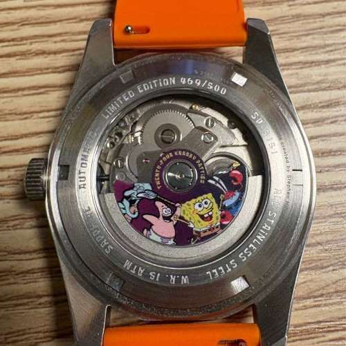 海綿寶寶Spinnaker 機械潛水錶