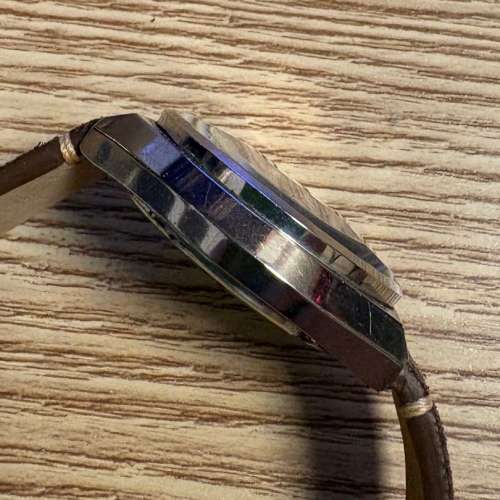 古董精工錶 立體玻璃錶面切割