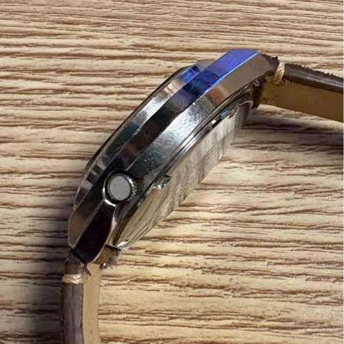 古董精工錶 立體玻璃錶面切割