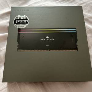 Corsair Dominator Titanium RGB 64GB 黑色套裝 (2x32GB) D5-6600C32