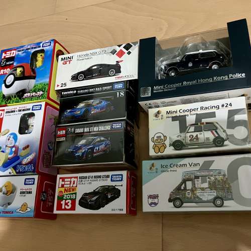 Tiny Tomica 金屬玩具車 (模型 微影 car 跑車）GT