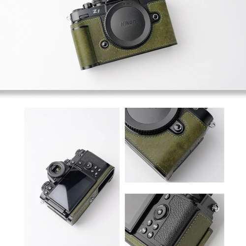 Nikon ZF 純手工手縫真皮保護套相機皮套手柄 全新