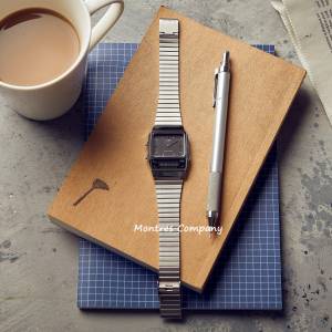 Montres Company 香港註冊公司(32年老店) 卡西歐 CASIO 不鏽鋼錶帶 條狀指針 AQ-80...