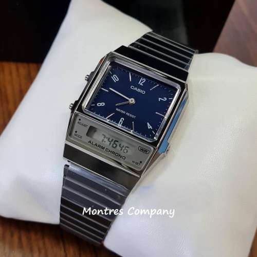 Montres Company 香港註冊公司 (32年老店) 卡西歐 CASIO AQ-800EB-2A 防水 休閒風 ...