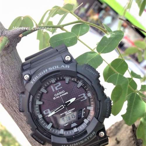Montres Company 香港註冊公司(32年老店) 卡西歐 CASIO Tough Solar 太陽能 黑色 A...