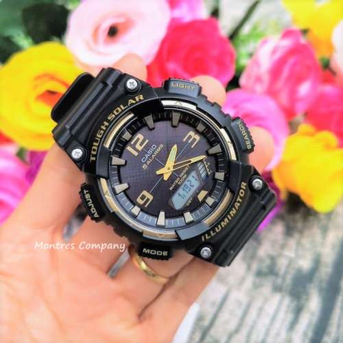 Montres Company 香港註冊公司(32年老店) 卡西歐 CASIO Tough Solar 光動能 AQ-S81...