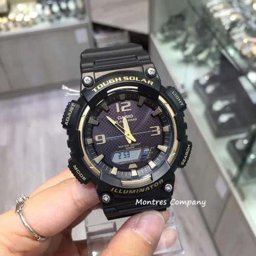 Montres Company 香港註冊公司(32年老店) 卡西歐 CASIO Tough Solar 光動能 AQ-S81...