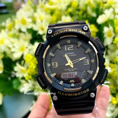 Montres Company 香港註冊公司(32年老店) 卡西歐 CASIO Tough Solar 光動能 AQ-S81...
