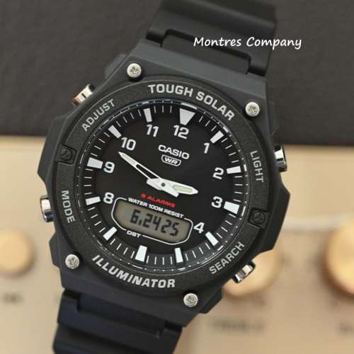 Montres Company 香港註冊公司 (32年老店) 卡西歐 CASIO 太陽能 100米防水 AQS820 ...
