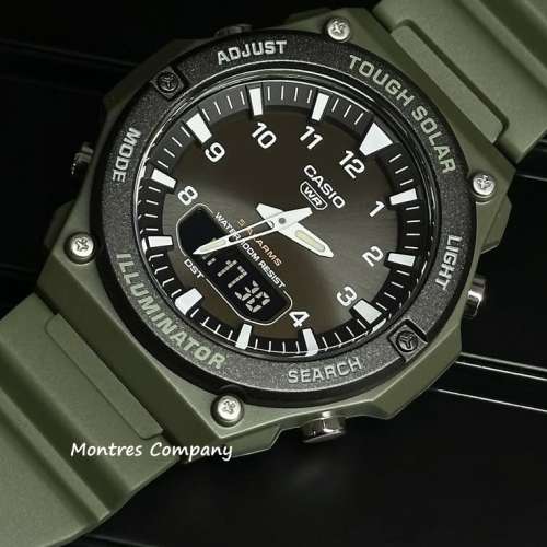 Montres Company 香港註冊公司(32年老店) 卡西歐 CASIO Tough Solar 100米防水 AQ-...