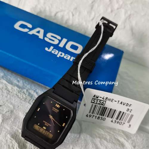 Montres Company 香港註冊公司(32年老店) 卡西歐 CASIO Standard Data Bank AW48 A...