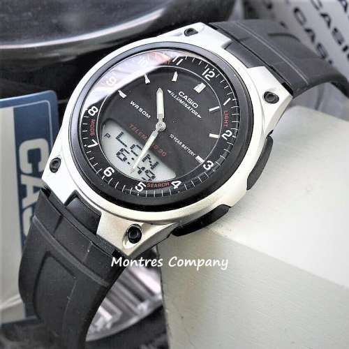 Montres Company 香港註冊公司(32年老店) 卡西歐 CASIO Data Bank 十年電池壽命 AW...
