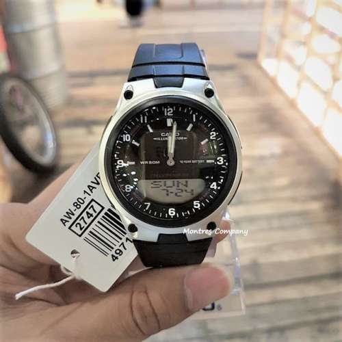 Montres Company 香港註冊公司(32年老店) 卡西歐 CASIO Data Bank 十年電池壽命 AW...