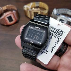 Montres Company 香港註冊公司 (32年老店) 卡西歐 CASIO 不鏽鋼錶帶 黑色 B640WBG ...