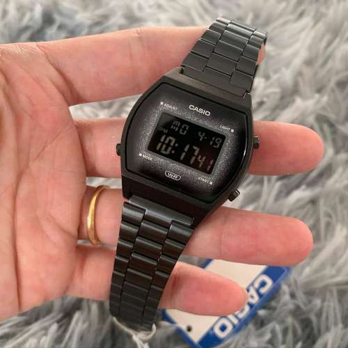 Montres Company 香港註冊公司 (32年老店) 卡西歐 CASIO 不鏽鋼錶帶 黑色 B640WBG ...