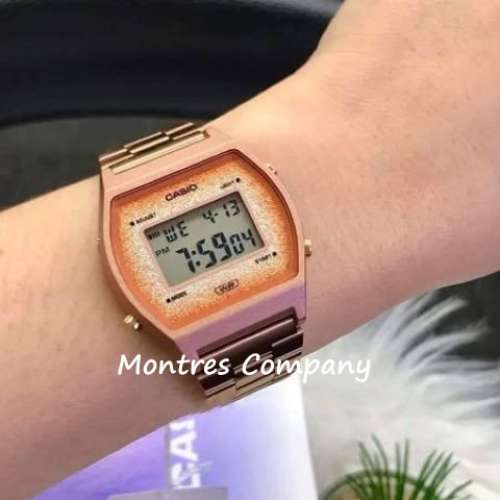 Montres Company 香港註冊公司 (32年老店) 卡西歐 CASIO 玫瑰金不鏽鋼錶帶 粉紅色 ...
