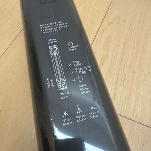 全新 未開封 Peak Design travel tripod carbon fiber 腳架