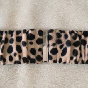 全新 豹紋 腰帶 腰封 皮帶 BELT