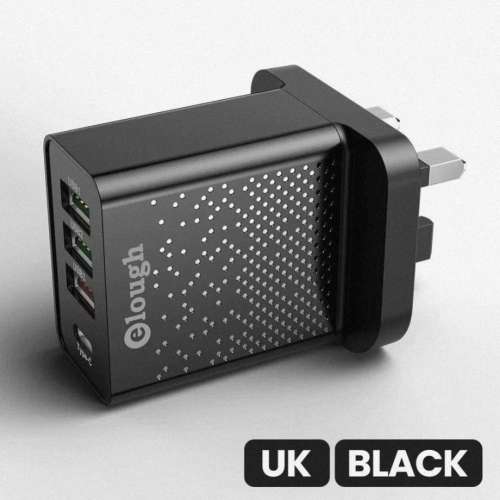 全新EloughQC3.0满天星3USB多口PD20W手機充電器