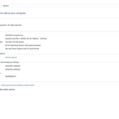 ASUS ZenBook Flip S i7 8550U