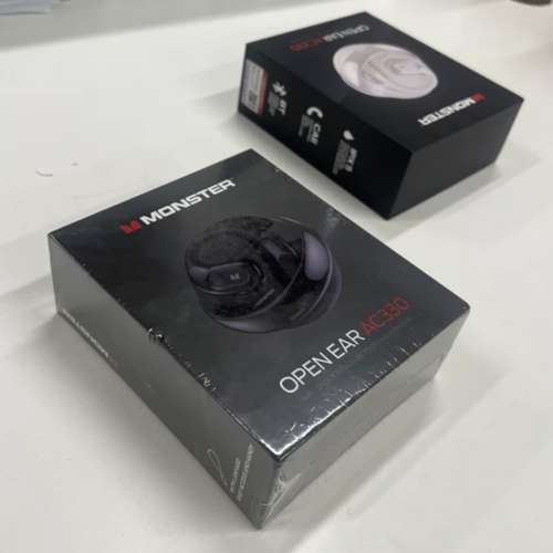 MONSTER OPEN EAR AC330 空氣傳導藍牙耳機 白黑兩色