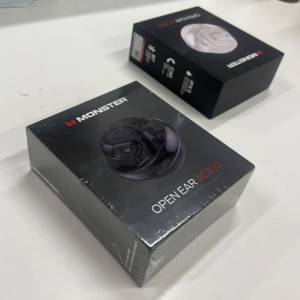 MONSTER OPEN EAR AC330 空氣傳導藍牙耳機 白黑兩色