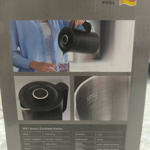 全新德國寶氣炸鍋SFO312及WiFi智能無線電熱水壺
KTW-117-SC