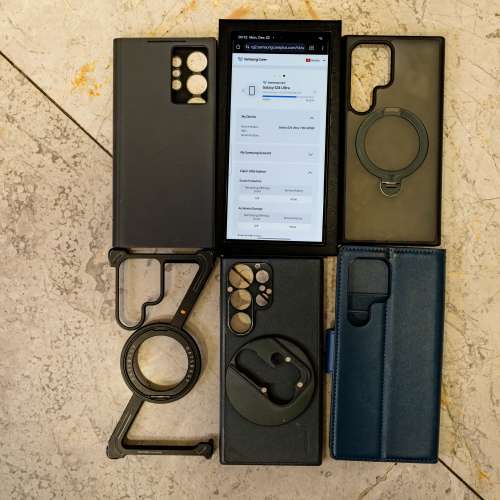 Samsung Galaxy S24 Ultra 12GB+512GB Titanium Black 行貨 + 5個保護殼（包括原廠...