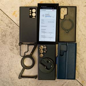 Samsung Galaxy S24 Ultra 12GB+512GB Titanium Black 行貨 + 5個保護殼（包括原廠...