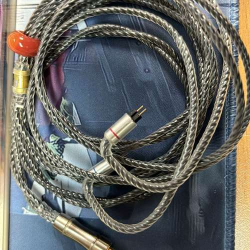 日本 春日小鹿 手工耳機線 2pin 4.4mm