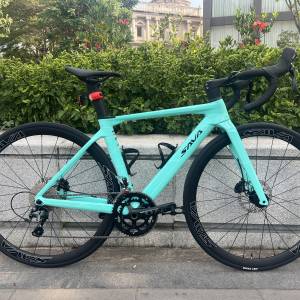 2025 SAVA A4 20速油剎桶軸碳纖維公路車 送水架前後蛙燈