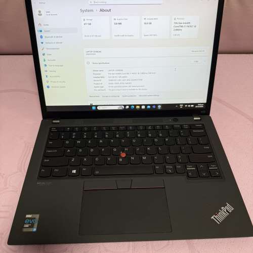 Lenovo Thinkpad X13 Gen2 / i7-1165G7 / 16GB / 512SSD
