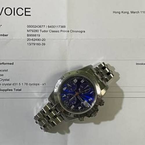 好X新淨😆 Tudor tiger 79280 靚藍面 有上行紙 $23888