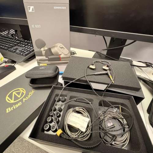 Sennheiser IE600 耳機 + BRISE AUDIO BSEP FOR IE600 耳機線