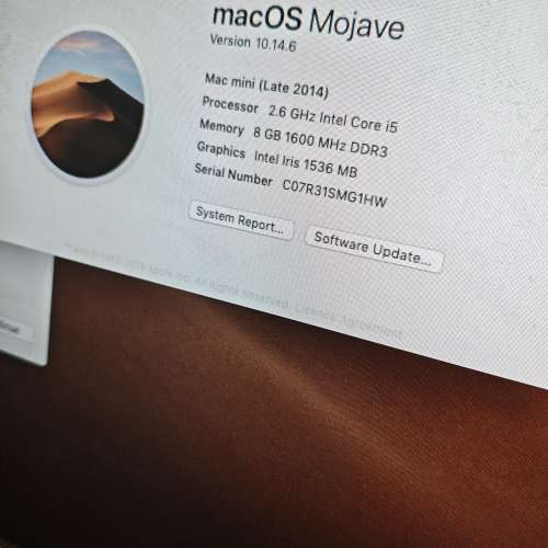 Mac mini 2014 late