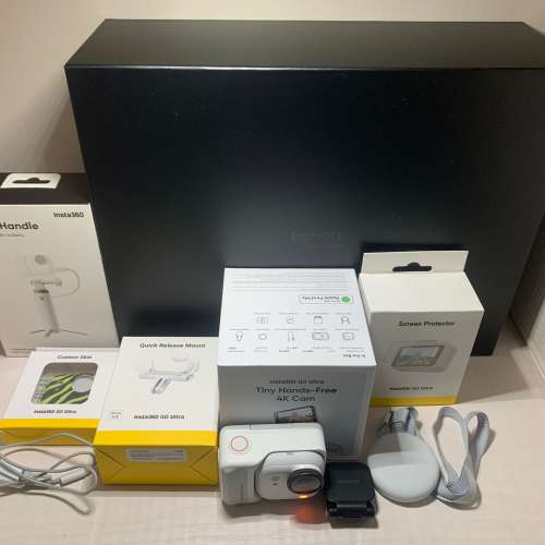 [觀塘實體店] 二手 Insta360 Go Ultra 香港限定套裝版 行貨保養到26年11月 *S72359...