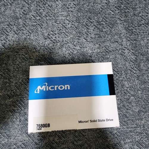 Micron 7400 PRO 7.68TB NVMe U.3 固態硬碟