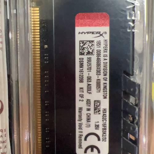 正品金士頓原裝正版神條一套兩條16+16