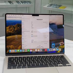 九成新macbook air 13寸 m3 12+512gb 新淨98%健康度連充電