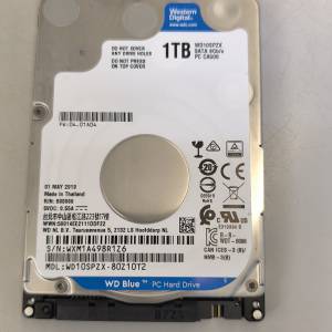 WD 1TB 2.5" SATA-3 Harddisk